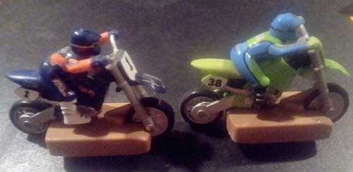 Jeremy McGrath X Treme Motorcycle Slot Car Hot Wheels Lot of 2 #1 #38 Nice - Picture 3 of 7