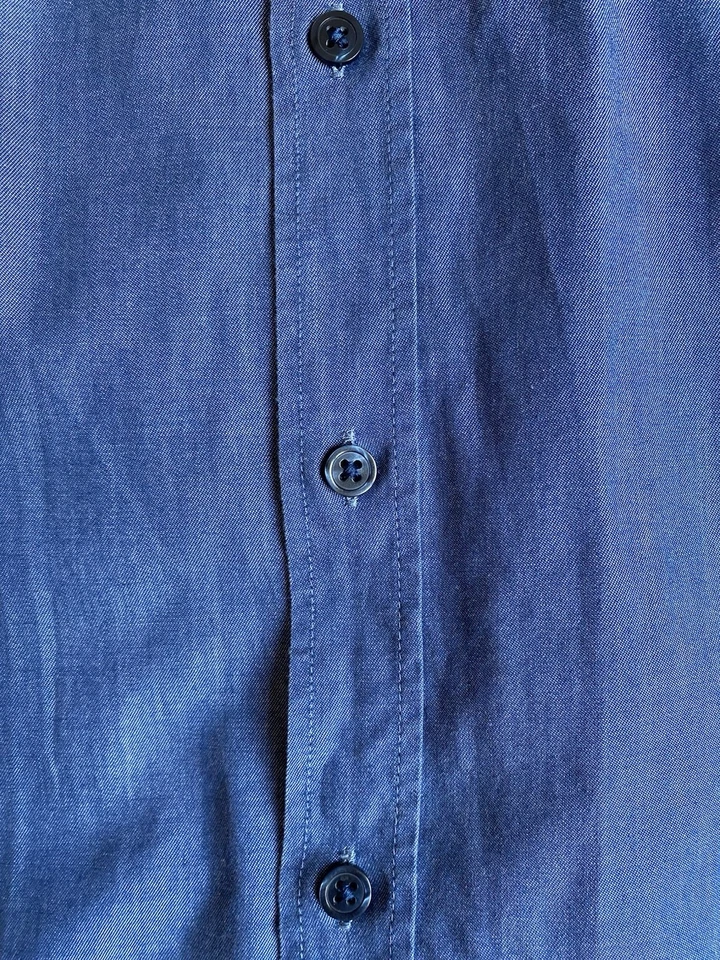 Camicia Blu Hugo Boss Slim Fit - Immagine 4 di 4