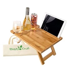 Portable Wine Table, a Folding Mini Picnic Snack Tray for the Beach, Camping, 