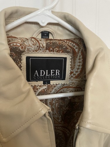 Adler Lamb Leather Jacket For Women Size Large - Picture 4 of 14