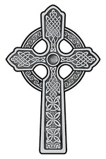 Celtic Cross temporary tattoo - pack of 2 large sized tattoos Made in the USA