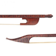 Baroque style balance Professional lengthening snakewood violin bow,round Stick