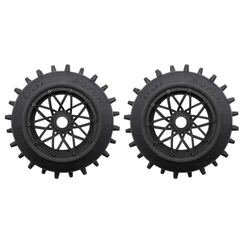 Nylon 185mm Big Spiked Studded Sand Snow Wheel Tires Fits 1/5 HPI Rovan Baja 5B - Picture 4 of 21