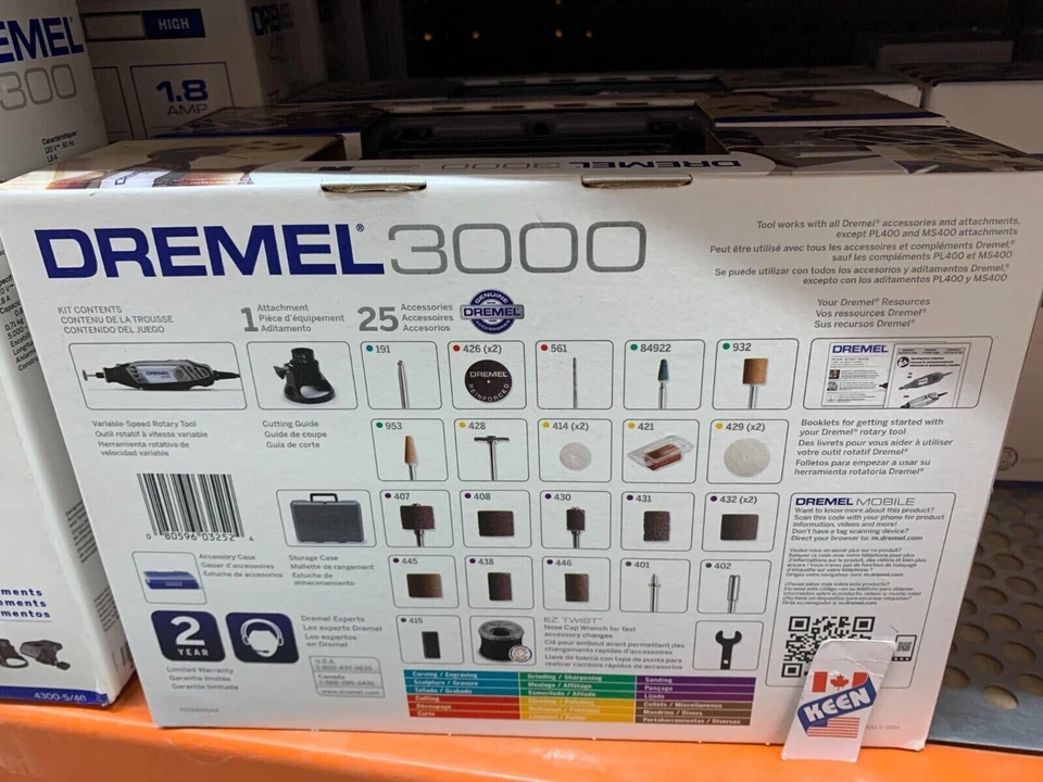 Dremel CANADA Corded 120 V Rotary Tool Kit with Variable Speed EZ Twist - Image 2 of 4