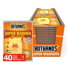 HotHands Body & Hand Super Warmers - 18 Hour (40 Pack)