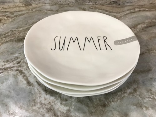 Dinner Or Salad Plates, Bowls Set Of 4 Different Designs Rae Dunn Melamine New - Picture 34 of 182