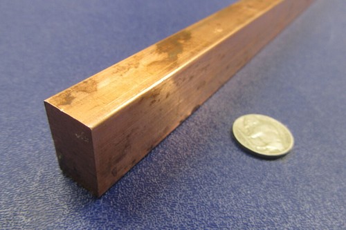 182 Copper Bar 5/8" Thick x 1.0" Wide x 6 Foot Length - Picture 5 of 12