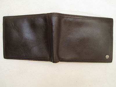Portefeuille Porte-monnaie ESPRIT En Cuir Vintage - Marron - Occasion - Authentique