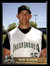 Matt Graham 2011 Augusta Green Jackets Team Set