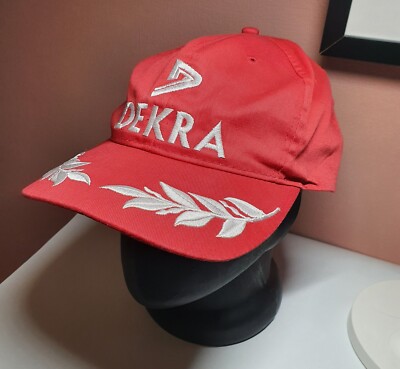 DEKRA Promotion Motor Sports Edition F1 Formel 1 1 Vintage Rot Racing Mütze Cap