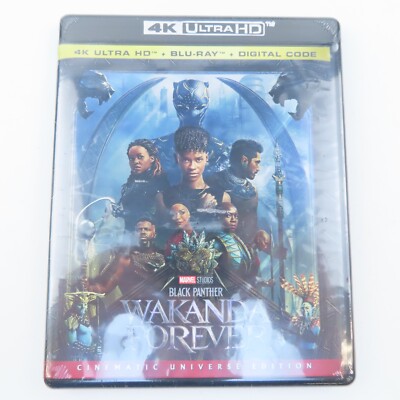 Wakanda Forever Cinematic Universe Edition 4k UHD + Blu-Ray +