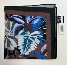 New Jos. A. Bank Suit Pocket Square Floral Botanical Tropical Silk Blend NWT