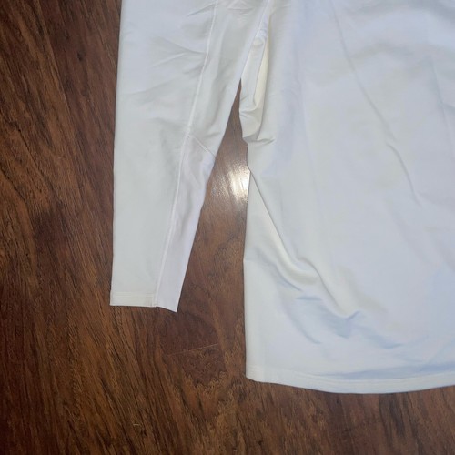 Nike Stock Dri FIT Pre Gioco Manica Lunga Baseball Calcio XL Bianco 605929 Sotto - Foto 12 di 13