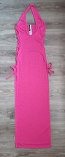 AsYou Cross Front Lace Up Side Maxi Dress Size UK 14