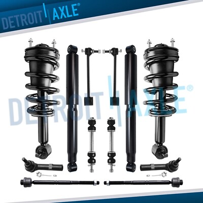 Front Struts Rear Shocks Sway Bar Links for Escalade ESV EXT Tahoe Suburban 1500