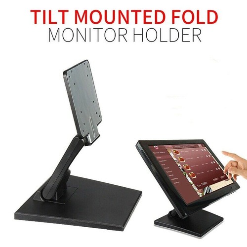 Tilt Mounted Fold Monitor Holder Vesa 10in-27in Lcd Display Press Screen Stand - 第 1/10 張圖片