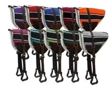 Navajo Bareback Pad with detachable stirrups  Girt Bareback Saddle Free Ship.