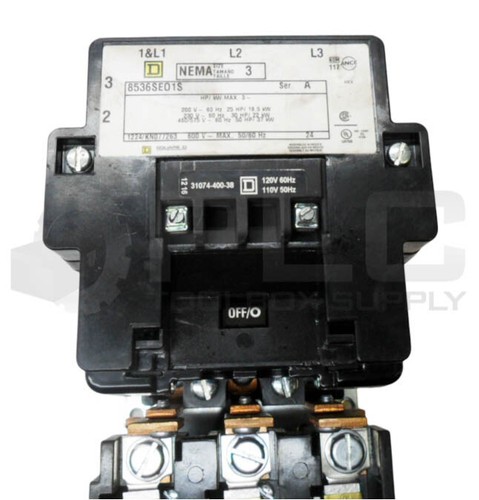 SQUARE D 8536SEO1S/A Motor Starter W/ (2) 9999SX6/B Kontakt W/31074-400-38 - Bild 2 von 9