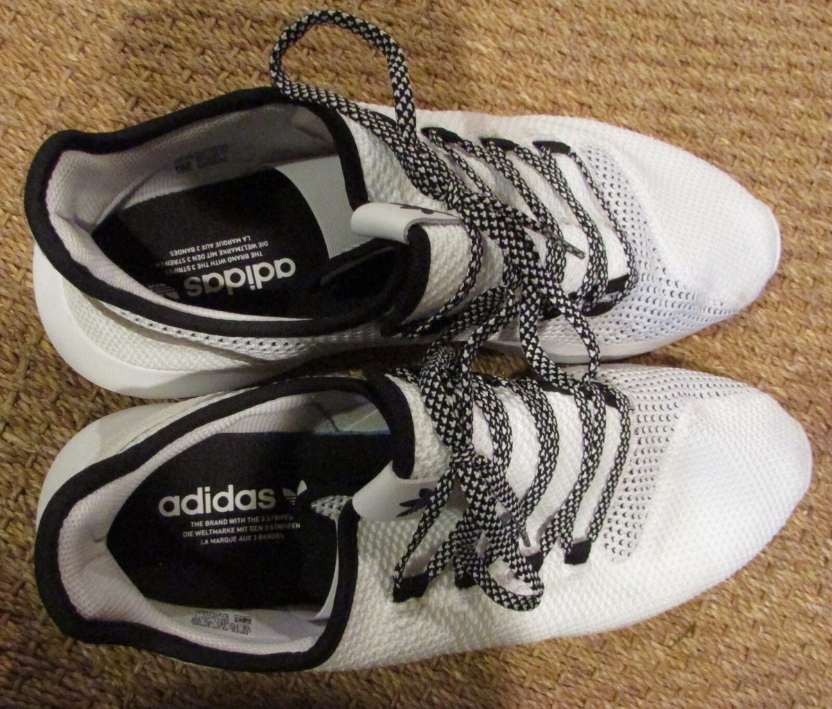 Adidas Original Tubular Shadow CK Herren Sneakers Weiß Größe 14