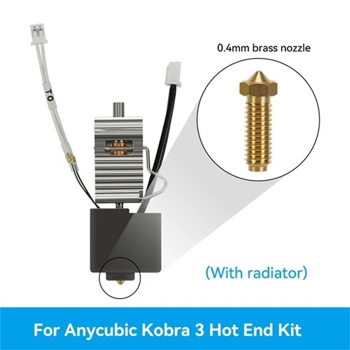 Hotend kit For Anycubic Kobra 3 Bimetal Heatbreak Hot End 3D Printer Head US - Picture 20 of 21