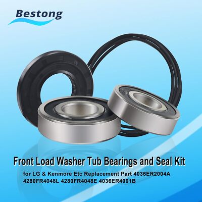 for LG Front Load Washer Tub Bearings and Seal Kit WM2277HS, WM2301HR