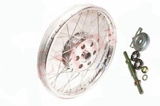 Front Wheel Rim With 7'' Complete Hub Drum Polished For BSA RE Motorcycle GEc