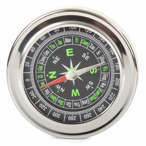 Metal Pocket Compass Tourist Walking Hiking Camping Travel Outdoor