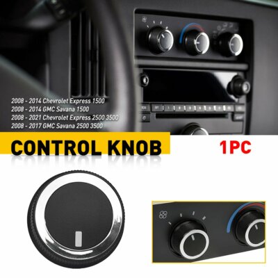 For Chevrolet Express GMC Savana 2500 3500 Air Condition Switch Control A/C Knob