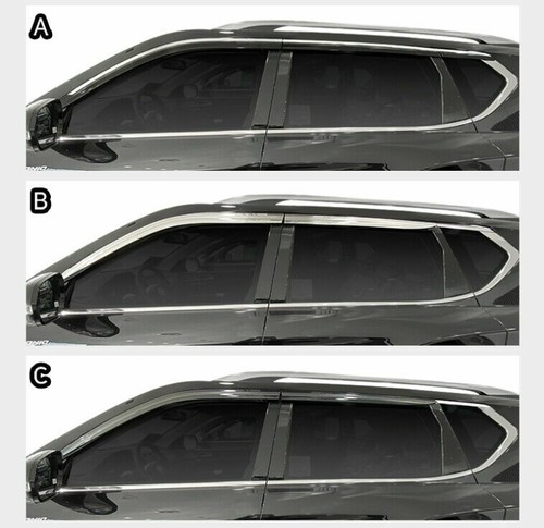 Premium DoorVisor Rain Vent Guard Window 6P UPS E454 for Hyundai Elantra 2021~22 - Picture 9 of 11