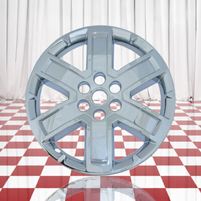 Single Chrome 6 Spoke 20'' Snap-On Wheel Skins for 2011-2016 GMC Acadia Denali