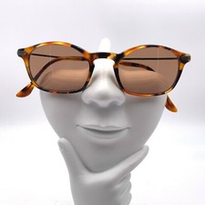 Vintage Kenneth Cole Brown Oval Sunglasses FRAMES ONLY
