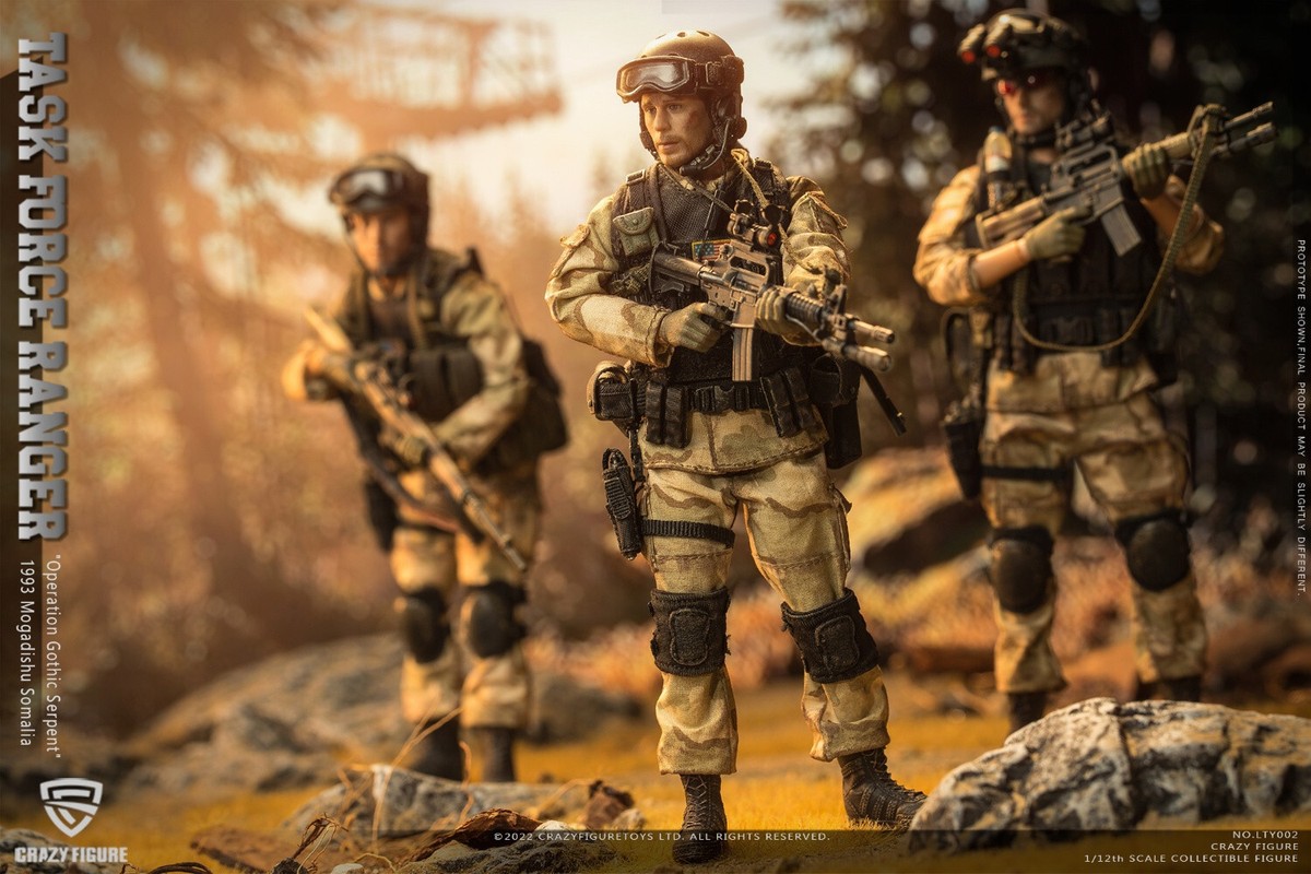 ミリタリー US Military75th Delta Special Force 1/12 Crazy Figure