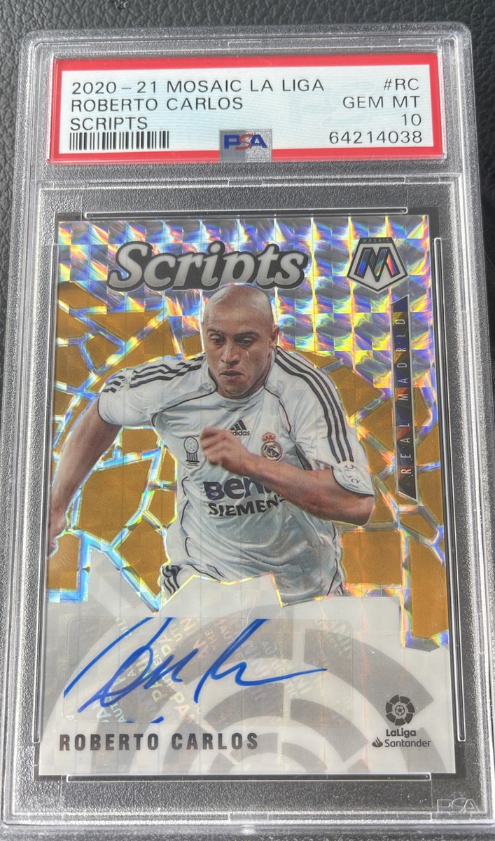 2020-21 Mosaic la Liga Scripts Roberto Carlos Real Madrid