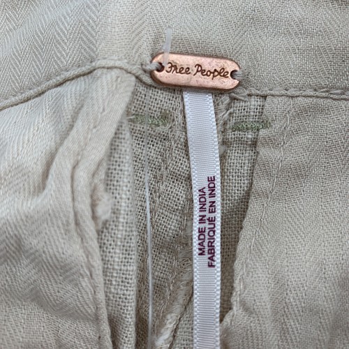 Free People Say So Pleated Shorts, Size UK 8, W30 L8, Natural, RRP $98 - Picture 12 of 18