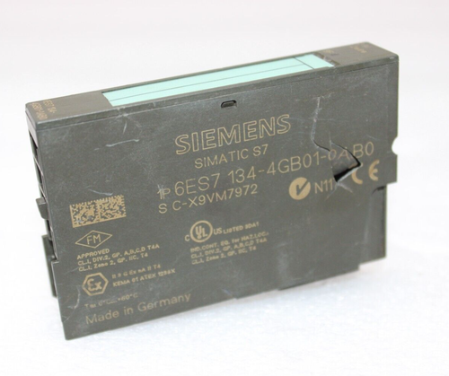 SIEMENS 6ES7134-4GB01-0AB0 ANALOG INPUT MODULE - Picture 1 of 7