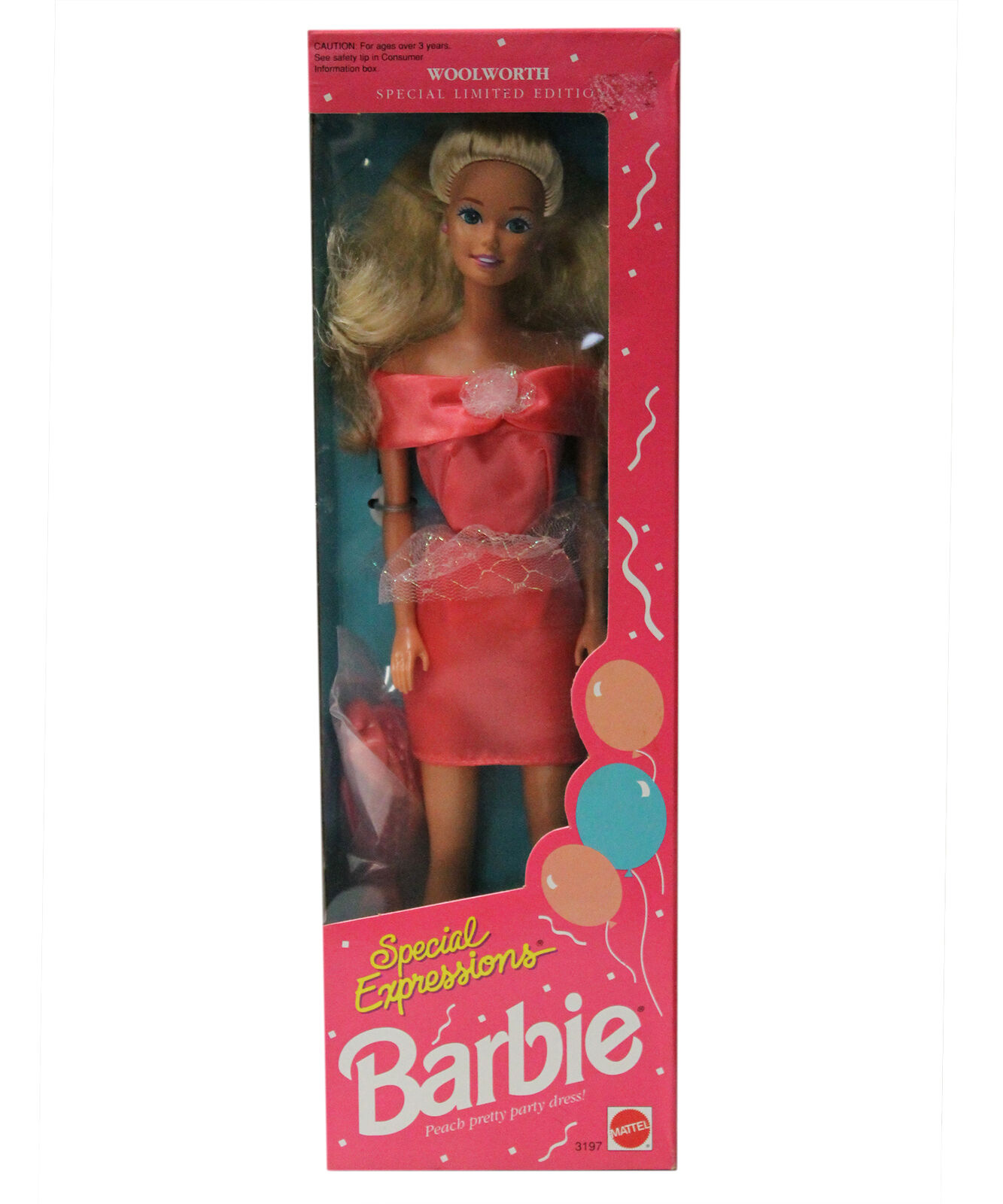 1992 Special Expressions Barbie, NRFB, (3197) Non-Mint Box - Woolworth