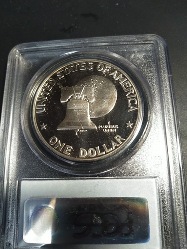 1976 S Eisenhower Silver $1 Dollar PR69DCAM PCGS - Imagen 7 de 11