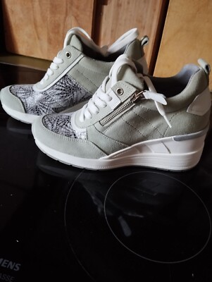 Naturäufer Damen-Schuhe 36H Keilabsatz 