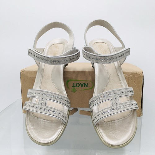 Naot IDOL- Silver/ Grey/ Grey Stone- Women’s Sandals Size EU 42 US 11 Medium  - Picture 6 of 15