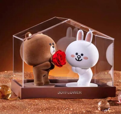 Line Friends JoyFlower Brown & Cony Preserved Flower Gift Box