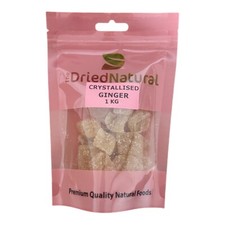 Crystallised Ginger 1 KG Fresh Long Dated Crystallised Ginger -The Dried Natural 15.49 per kilo