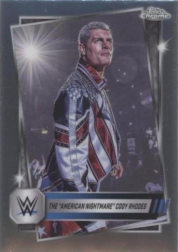Cody Rhodes Signed Auto 2025 WWE Topps Chrome Pink Shimmer Card