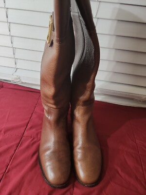 Tory Burch Tall Brown Leather Riding Boots Tory Burch Jolie Tall Boots | Bloomingdale main image 4
