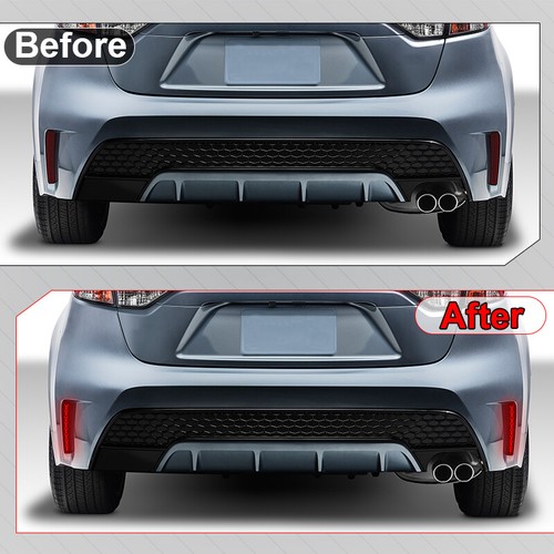 2X LED Rear Bumper Reflector Tail Brake Lights For Toyota Corolla Sedan 2020-23 - Picture 8 of 15