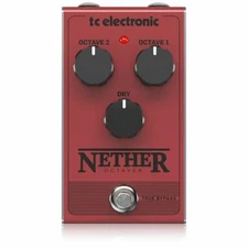 tc electronic analog octaver pedal analog circuit design true bypass NETHER OCT