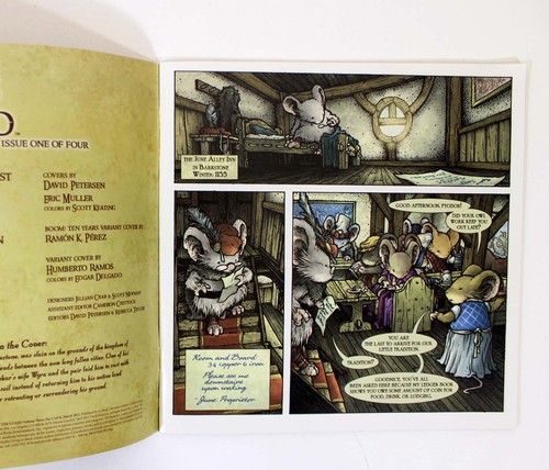 Mouse Guard: Legends of the Guard Volume 3 Issue #1 of 4 Boom Signed Eric Muller - Picture 10 of 10