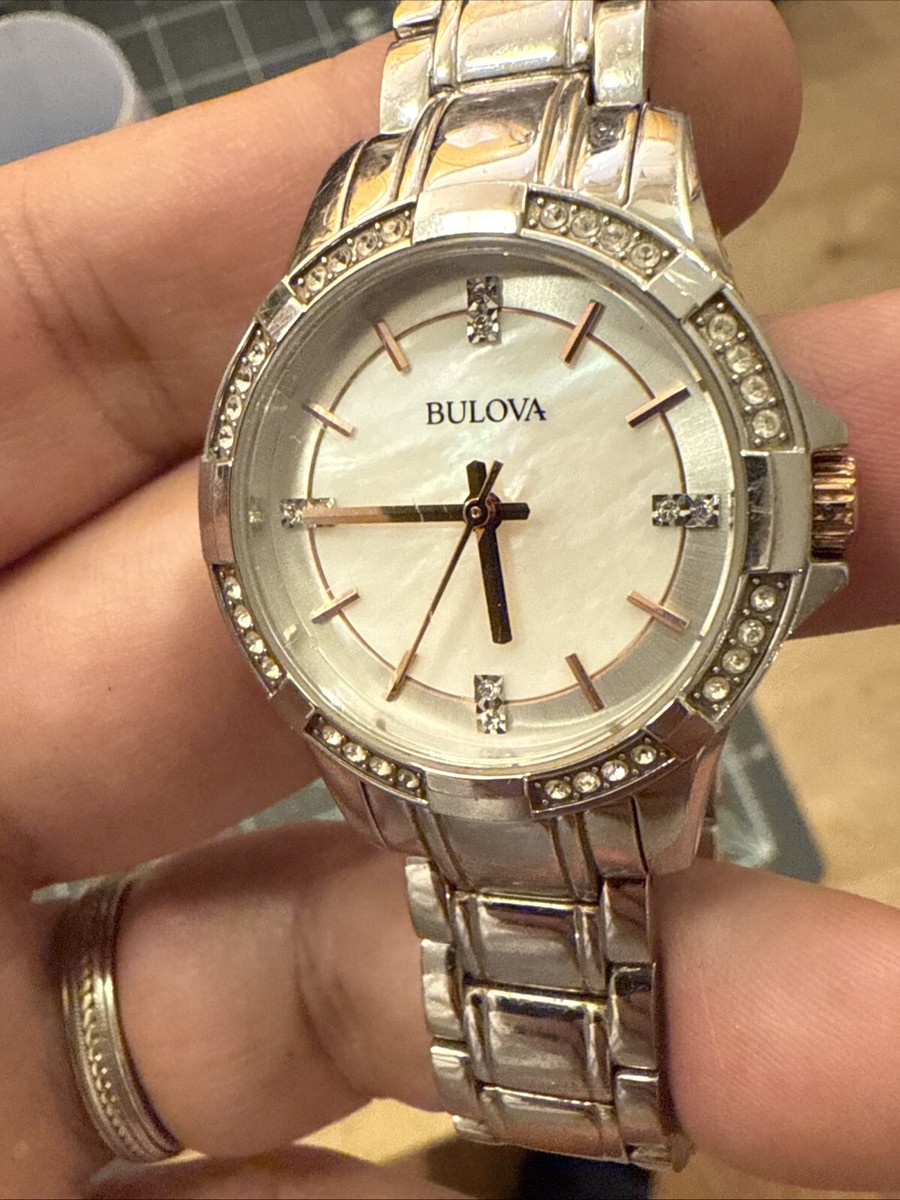 Bulova C4591193 98L180 Classic Diamond silver tone Women display picture 2
