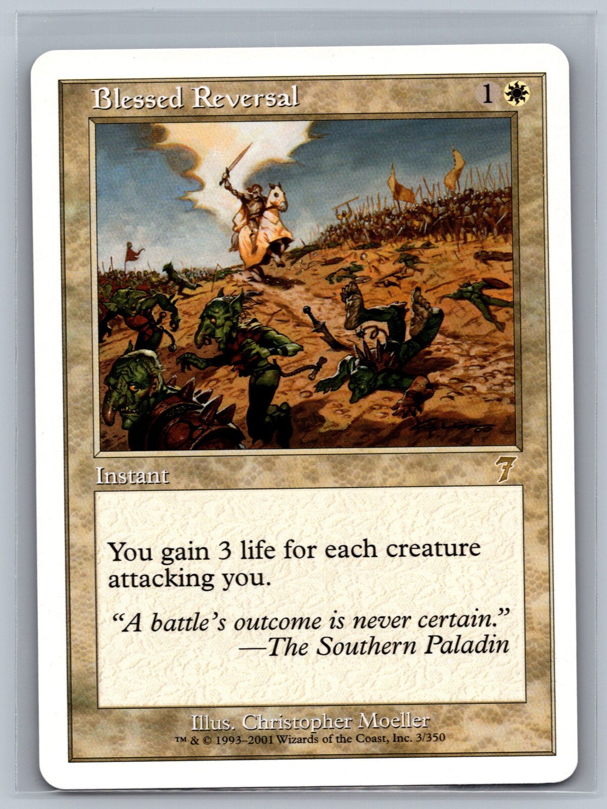 Magic The Gathering 7th Edition Blessed Reversal #3/350 MTG TCG CCG Seventh