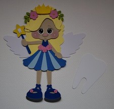 Tooth Fairy Blonde Hair. Scrapbook, Card Making Paper Piecing