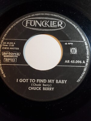 CHUCK BERRY-Mad Lad b/w I Got To Find My Baby Funckler (Dutch) VG F192